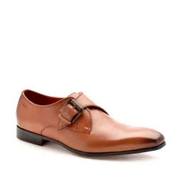 Ruosh Men's The King Tan Monk Shoes image 3