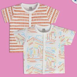 MINIKLUB Kids Multicolor Printed Vest (Pack Of 2)-picture-47