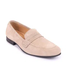 Fausto Men's Beige Casual Loafers image 3