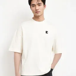 Rare Rabbit Off White Oversized Graphic T-Shirt-picture-24