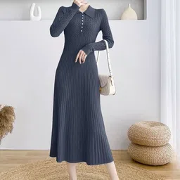 StyleCast with Pom-Pom Detail A-Line Midi Dress-picture-30