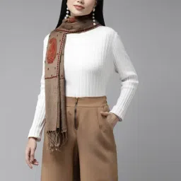 Cayman Brown Printed Stole-picture-21