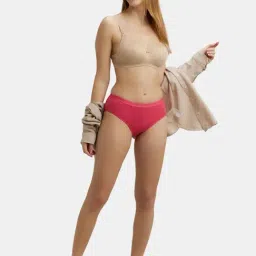 Jockey 3001 High Coverage Elastane Stretch Hipsters (Pack of 3) image 5