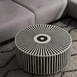 Casagold Makayla Inlay White Coffee Table image 3