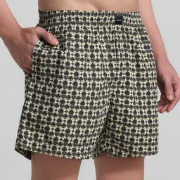 Jack & Jones Green Cotton Regular Fit Printed Boxers image 3