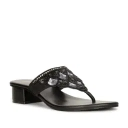 Marie Claire Women's Black Casual Sandals-image-0