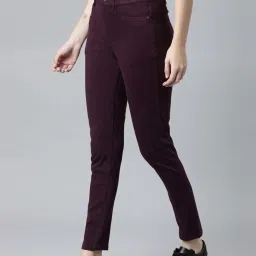 Go Colors! Purple Mid Rise Jeggings image 3