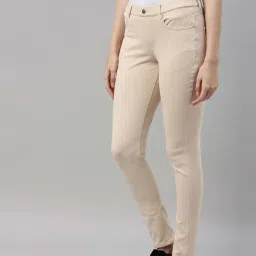 Go Colors! Beige Mid Rise Jeggings image 3
