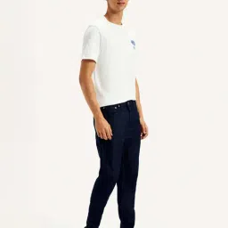 Levi's Men's 512 Dark Blue Slim Tapered Fit Mid Rise Jeans image 3