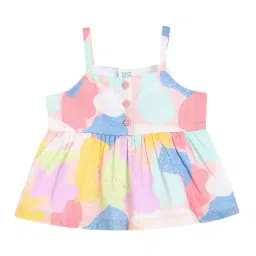 Miniklub Girls Multicolor Cotton Printed Top-picture-31