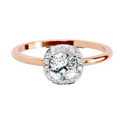 Sparkles Lab Grown Diamond 14k (585) Rose Gold Ring for Women-picture-47