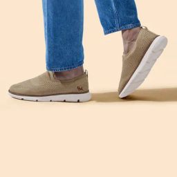Neemans Men's Khaki Running Shoes-picture-3
