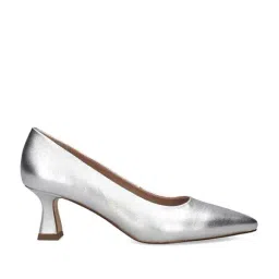 BAGATT Women's Varese Silver Casual Pumps-image-0