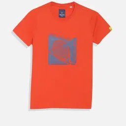 Allen Solly Boys Orange T-Shirt-image-27