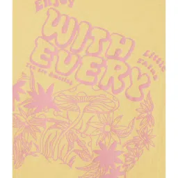 Gini & Jony Kids Yellow Printed Top image 3