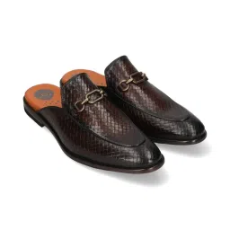 Bugatti Men's Rico Brown Mule Shoes image 3