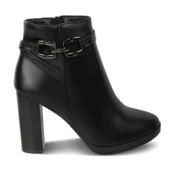 Tresmode Women's Black Casual Boots-image-86