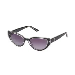 Guess GUS79105205BSG Grey UV Protected Cat Eye Sunglasses for Women-image-32