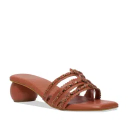 Eridani Women's Anura Tan Casual Sandals-picture-27