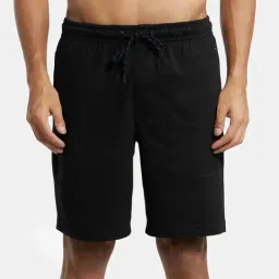 Jockey AM12 Men's Super Combed Cotton Straight Fit Solid Shorts with Side Pockets-image-50