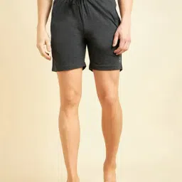 Sweet Dreams Charcoal Regular Fit Lounge Shorts-image-61