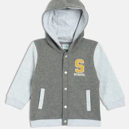 Miniklub Boys Grey Knit Applique Sweatshirts-picture-15