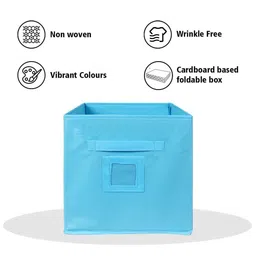 prettykrafts Blue Collapsible Drawer Organiser image 2