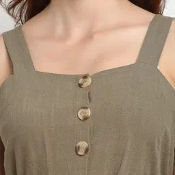 Gipsy Olive Linen Top image 5