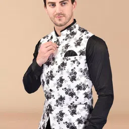BOWLIFESTYLE Printed Nehru Jackets image 2