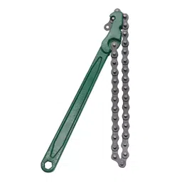 B K JAGAN & CO 228.6 mm(9 Inch) Oil Filter Chain Wrench, Fuel Filter Removal & Single Sided Adjustable Wrench image 3