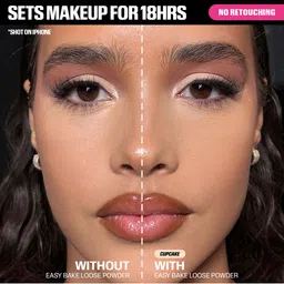 Huda Beauty Easy Bake Loose Powder Mini with Vitamin E - Cherry Blossom image 2