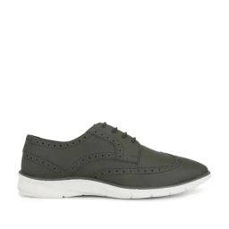 Yoho Men's Olive Brogue Shoes-picture-10