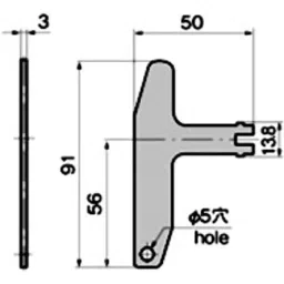 TAKIGEN Stainless Steel Locking / Unplugging Handle, A-121-H-picture-13