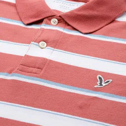 AMERICAN EAGLE OUTFITTERS Striped Polo Collar T-shirt image 2