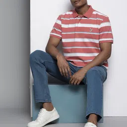 AMERICAN EAGLE OUTFITTERS Striped Polo Collar T-shirt image 5