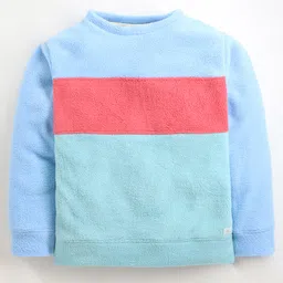 Cherry Crumble By Nitt Hyman Polar Fleece Full Sleeves Colorspire Sweatshirt - Blue Green-picture-20