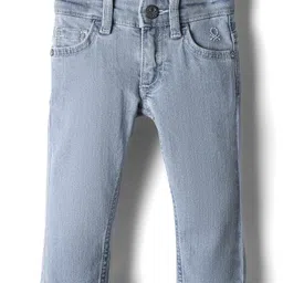 UCB Woven Full Length Solid Color Jeans - Blue image 1