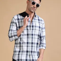 RIGS AND RAGS Men Classic Tartan Checks Checked Casual Shirt image 4