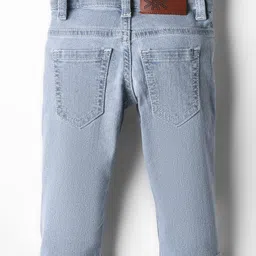 UCB Woven Full Length Solid Color Jeans - Blue image 2