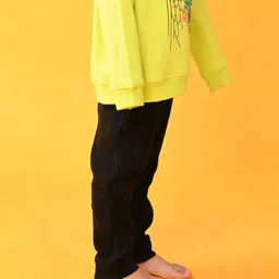 Anthrilo Solid Warm Joggers - Black image 4