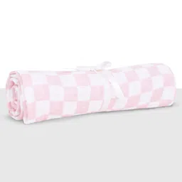 Theoni 100% Cotton Muslin Swaddle-Violet Chequer image 3