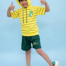 CHANDRIKA Kids-Boys Yellow Clothing Set-image-31
