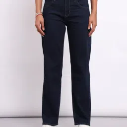 Lee Indigo Straight Fit High Rise Jeans-picture-16