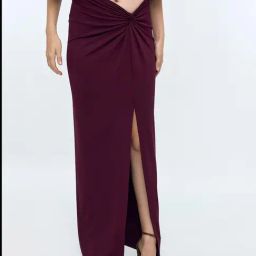 Cover Story Plum Solid Skirt-picture-36