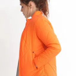 RAREISM Grey Nylon Solid Long Sleeves Jacket image 3