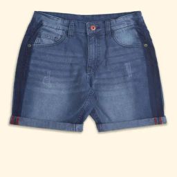 Pantaloons Baby Kids Blue Regular Fit Shorts-picture-48