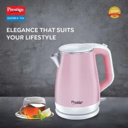 Prestige Pink Stainless Steel Electric Kettle 1.5L image 3