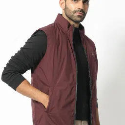 Rare Rabbit Black Regular Fit Solid Jacket image 3