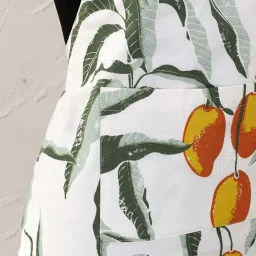 House This Manka Rust Cotton Apron image 3