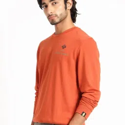 Rare Rabbit Rust Regular Fit Graphic Sweatshirt image 3